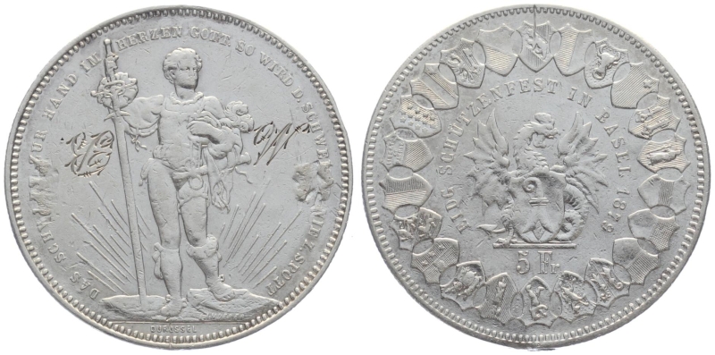 1879 Basel - 5 Franken